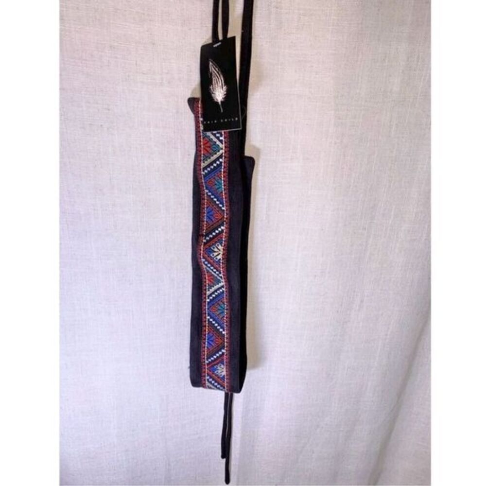 Y2K Embroidered Obi Belt Fair Child XL/1X Boho Festival Indie Sleaze‎
